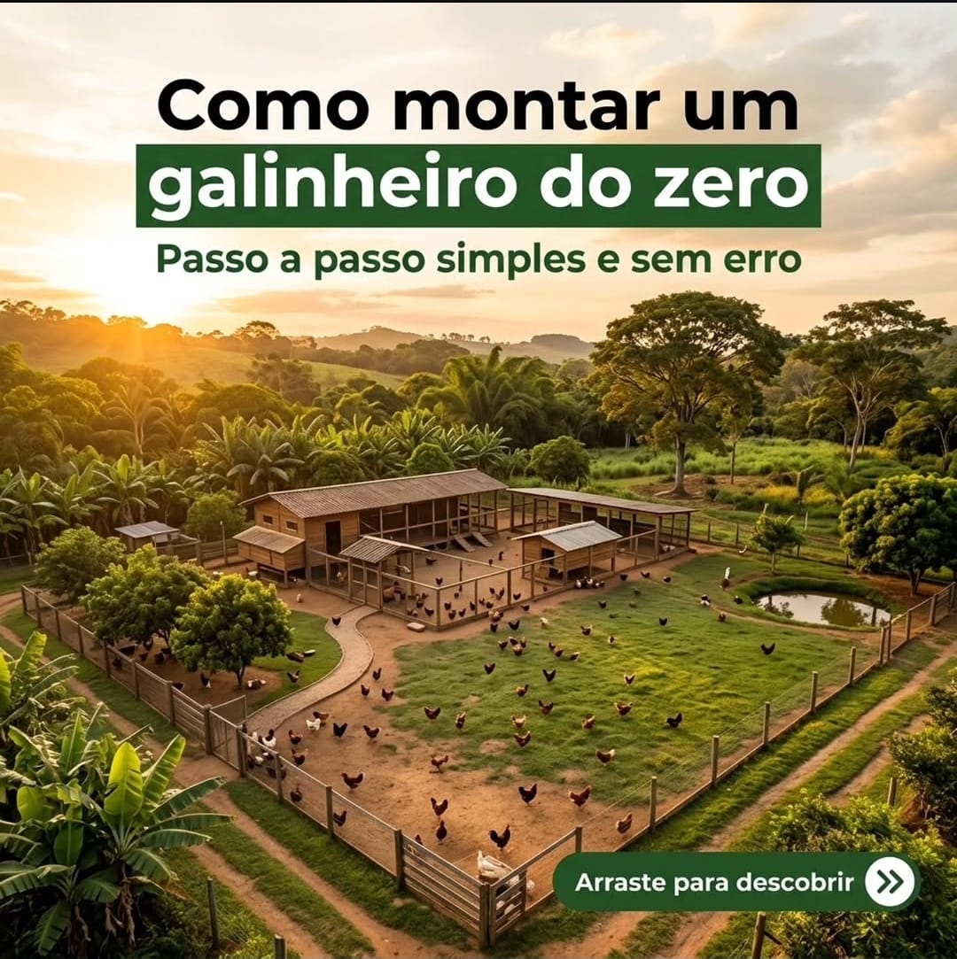 Post sobre como montar um galinheiro do zero